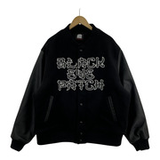 BLACK EYE PATCH BLACK KANJI LOGO HWC LABEL VARSITY XL