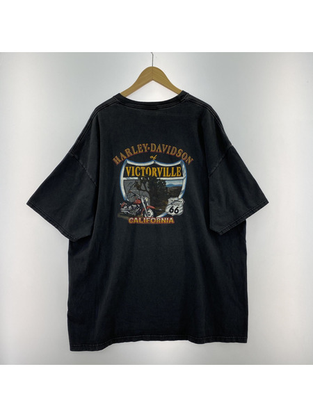 00s harley davidson tee 黒 3XL