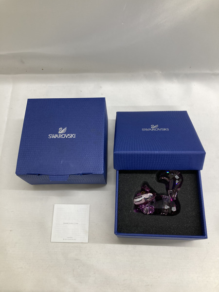 ディズニー SWAROVSKI チェシャ猫 オブジェ