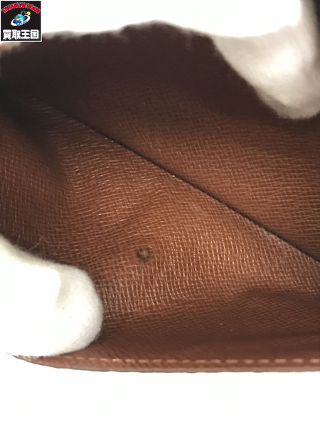 LV コンパクトウォレット ポルトモネ・ジップ モノグラム 茶