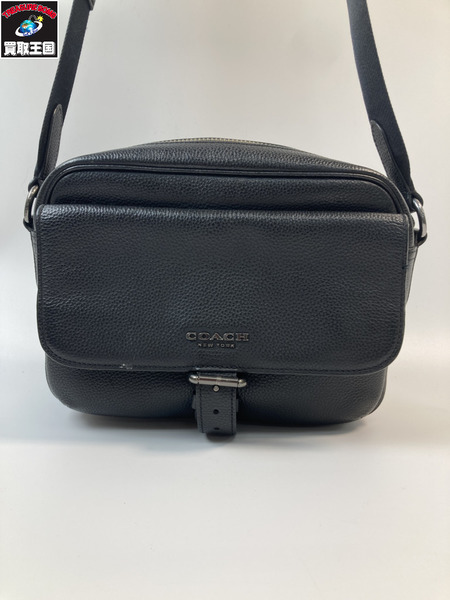 COACH コーチ C5399 ハドソン クロスボディ ショルダーバック レザー ブラック 