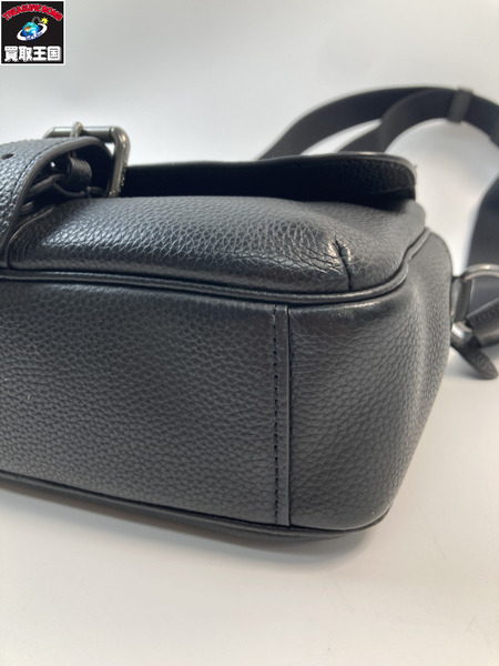COACH コーチ C5399 ハドソン クロスボディ ショルダーバック レザー ブラック 