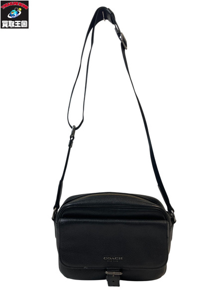 COACH コーチ C5399 ハドソン クロスボディ ショルダーバック レザー ブラック 