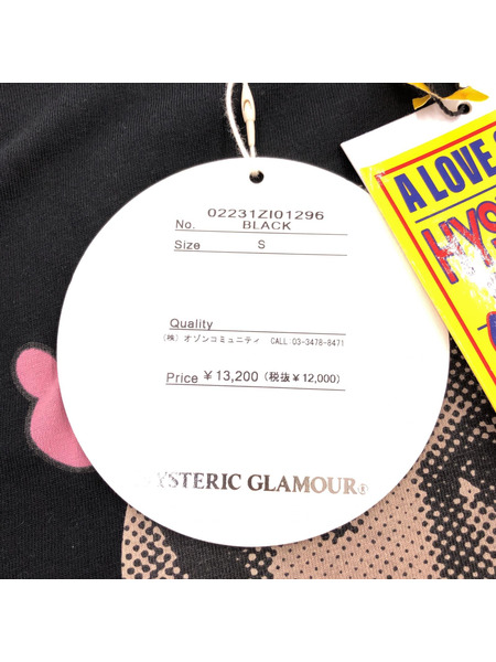 HYSTERIC GLAMOUR×P.A.M/Tシャツ/黒/S[値下]