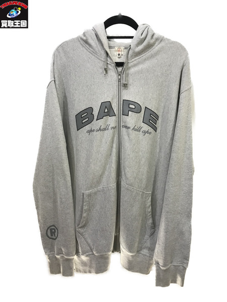 A BATHING APE/初期タグ/ジップパーカー/GRY/グレー/XL/アベイシング ...