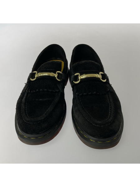 Dr.Martens スウェード ビット タッセルローファー 8 ブラック