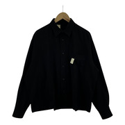 N.HOOLYWOOD 1P ポリボタンシャツ (38) 黒