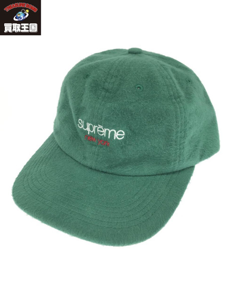 Supreme washed Flannel 6panel cap グリーン [値下]