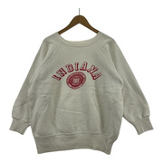 60S Raglan Sweatshirts INDIANA 染込ミ 白