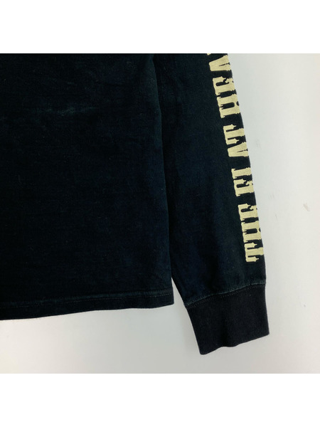 THE FLAT HEAD 長袖Tシャツ・カットソー バックプリント 黒(38)