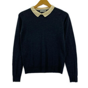 JOHN SMEDLEY ニット・セーター ポロ ネイビー