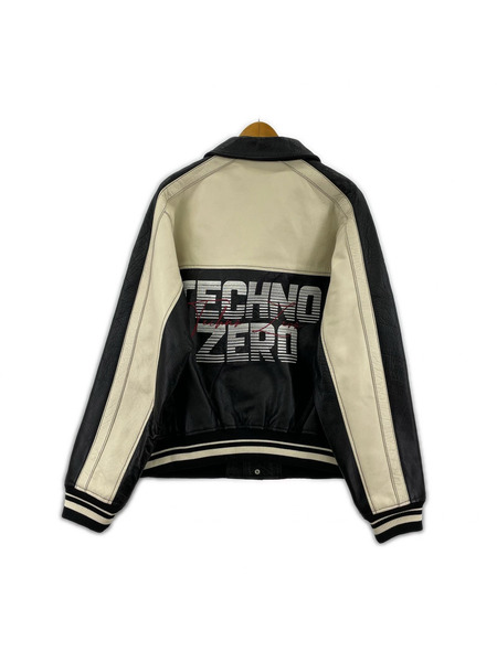 ZARA ジャケット レザースタジャン 水牛