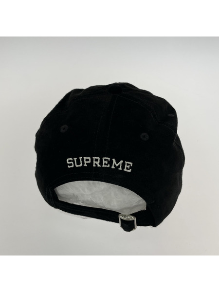 20SS/Supreme/Suede 6-Panel Cap/BLK