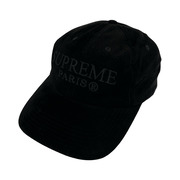 20SS/Supreme/Suede 6-Panel Cap/BLK