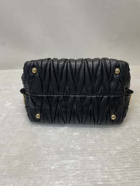 miu miu マテラッセ 2WAYバッグ ブラック