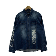 長袖シャツ NORTON ストレッチ デニムシャツ (L)