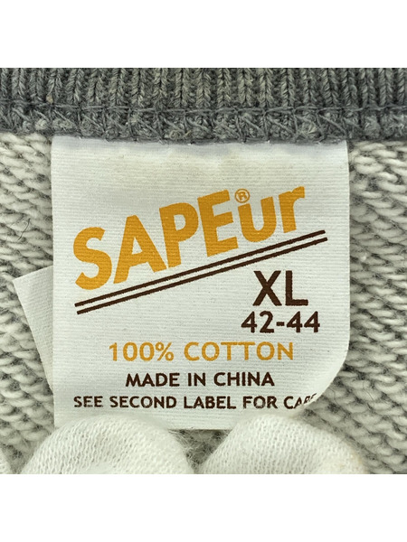 SAPeur シャークヘッド S/Sスウェット XL ホワイト[値下]