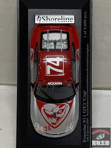 1/43 ミニチャンプス　 Porsche 911 GT3 Cup 24h Daytona 2004 No.74