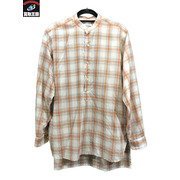 MAATEE＆SONS WOOL BAND COLLAR SHIRTS (3)