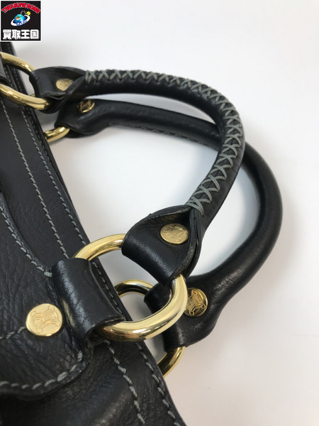 CELINE セリーヌ レザーブギーバッグ ブラック