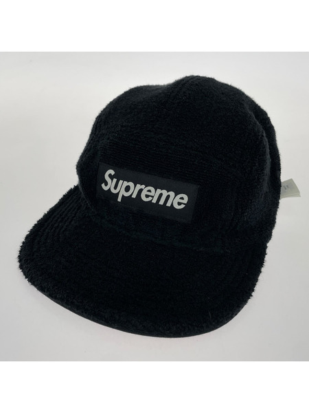 Supreme キャップ Reversible Terry Camp Cap/黒