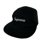 Supreme キャップ Reversible Terry Camp Cap/黒