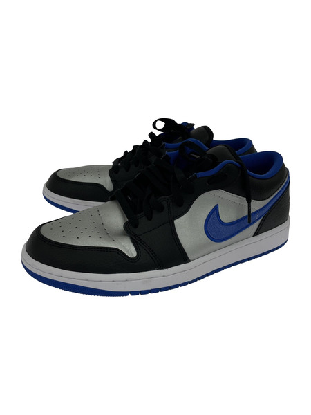 Nike Air Jordan 1 Low Black/Game Royal/Metallic Platinum