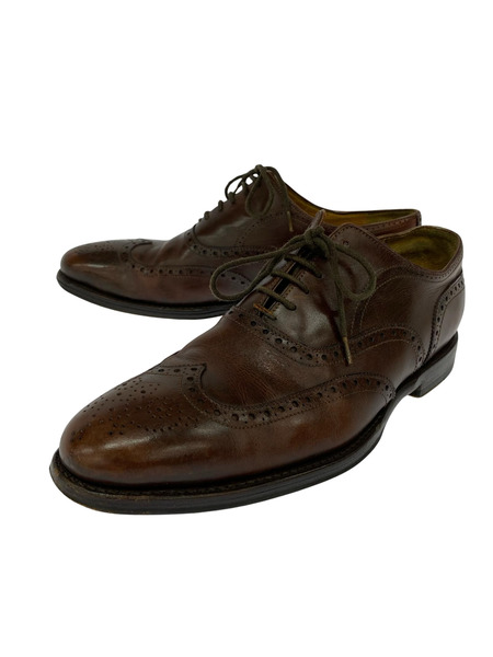 JALAN SRIWIJAYA シューズ ウイングチップ/レザー/茶