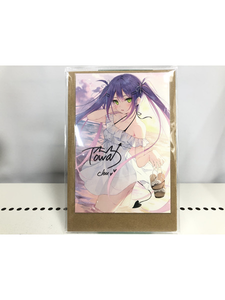 その他グッズ Vチューバー 常闇トワ　直筆サイン入りポストカード