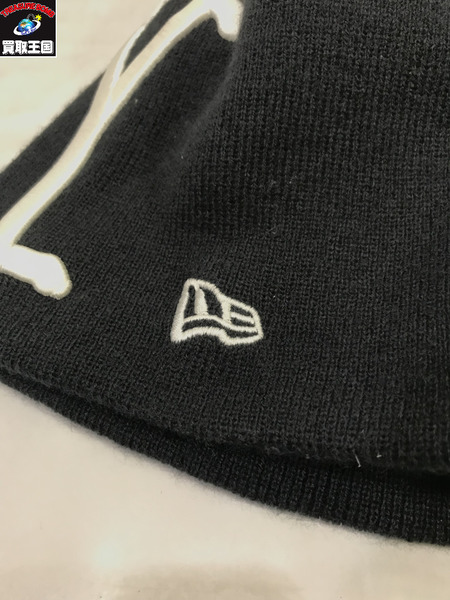 STUSSY×NEW ERA SKULLCAP NY EMBROIDERY/ネイビー/ニットキャップ/ステューシー×ニューエラ