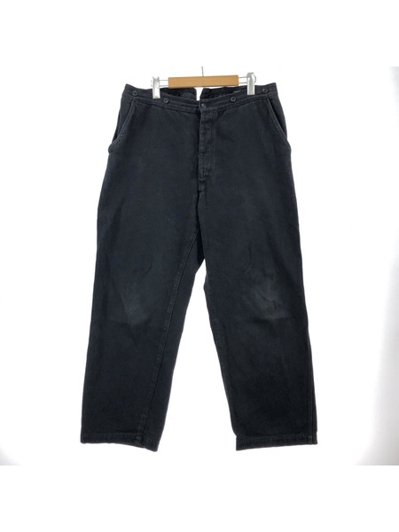 COMOLI 21aw U03-03012 ブラック デニムオーバーパンツ W34 size3