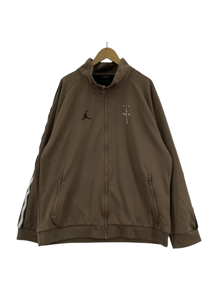 TRAVIS SCOTT×JORDAN TRACK JACKET XL 茶 CK4035-260