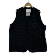 WHITE MOUNTAINEERING WM2573224 WHERRINGBONE JACQUARD VEST