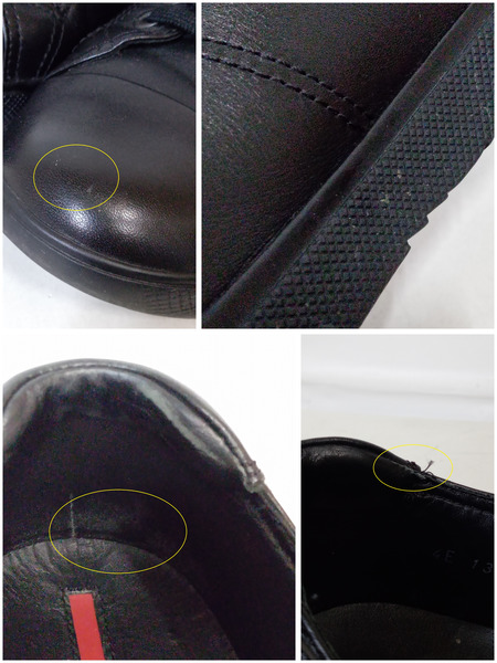 靴 PRADA SPORT レザースニーカー[値下]