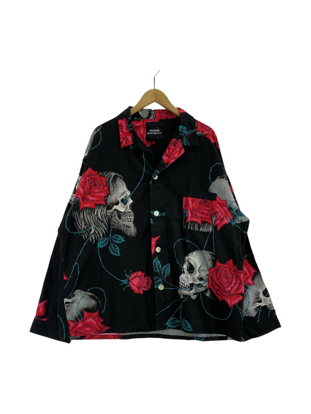 SAINT MICHAEL ×WILDSIDE PJ SHIRT サイズXL/ブラック[値下]
