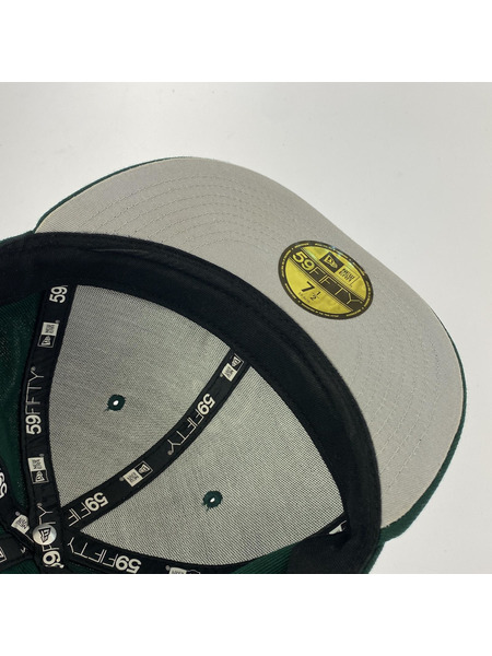 STUSSY キャップ NEW ERA 7 1/2 BASE BALL CAP GREEN
