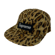 Supreme×GOODENOUGH 25SS Crushed Rayon Camp Cap Leopard