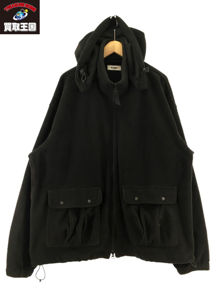 is-ness WISM 21AW Fleece Blouson フリースブルゾン L ブラック