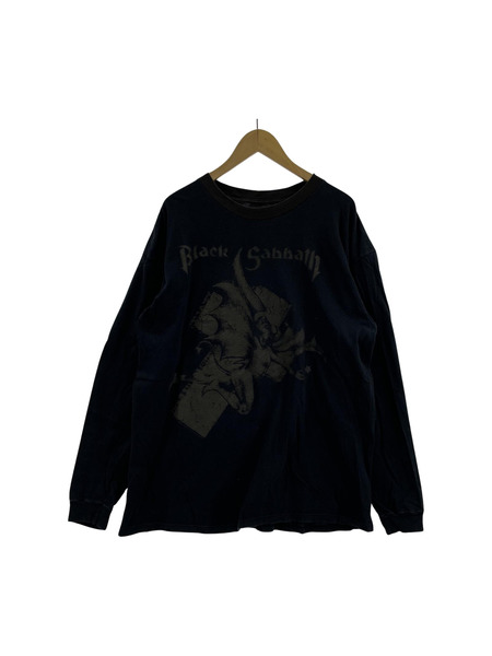 BLACK SABBATH 90s USA製 ツアーL/Sカットソー ブラック (XL)