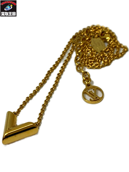 LV ネックレス･エセンシャル V M00857 ゴールド 開封品 ルイ ヴィトン LOUIS VUITTON ペンダント