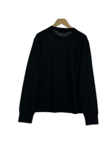 TATRAS MEDUNO フロントロゴ ウールニット 03 ブラック