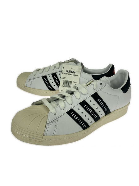 ADIDAS HUMAN MADE SUPERSTAR 80`S FY0728 白 (27.5)