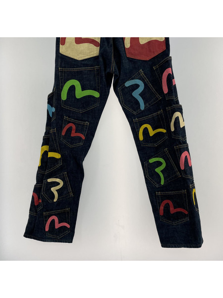 EVISU デニム・ジーンズ メニーポケット デニム 2001 W31[値下]