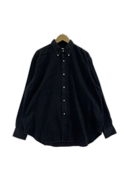 A PRESSE 21AW 硫化染メ ツイルBDシャツ 1 黒 21AAP-02-02H