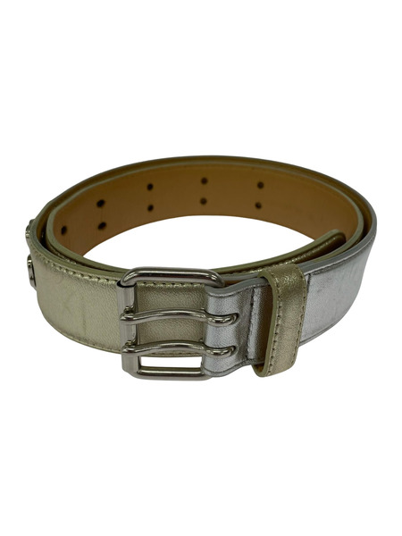 MASU ソノ他 21AW CLOVER STUDS BELT silver[値下]