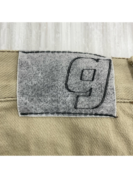 パンツ GODBODY ワイドパンツ GG柄 BEG W36