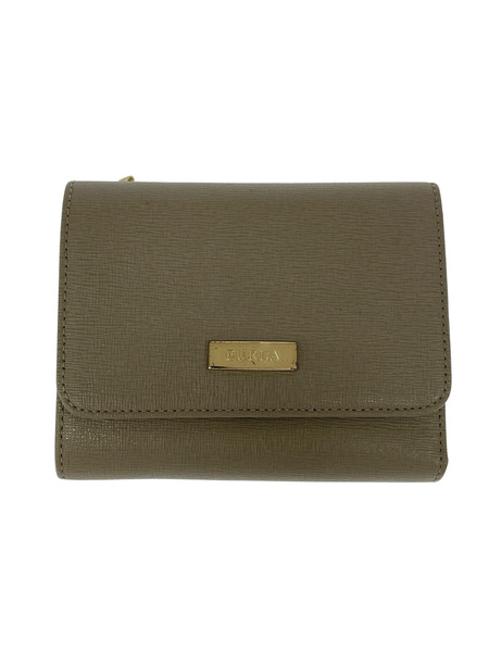 FURLA コンパクトウォレット 三ツ折リ財布 グレー