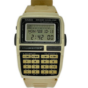 CASIO メンズ時計 データパンク/ベージュ