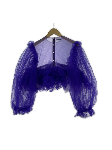 長袖Tシャツ・カットソー VIVIANO チュール 紫