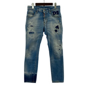 DSQUARED2 21SS SKATER JEAN ダメージ加工デニムパンツ 42 S74LB0851